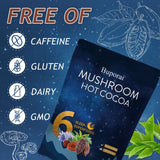 Buporai Mushroom Hot Cocoa Powder in a cup