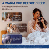 Buporai Mushroom Hot Cocoa Powder mixed with hot water
