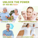 Buporai NAD Supplement 900mg packaging details