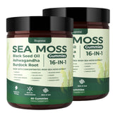 Buporai Sea Moss Gummies bottle front view with 60 gummies