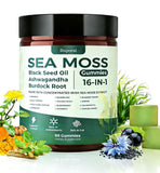 Buporai Sea Moss Gummies bottle front view with 60 gummies