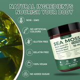 Buporai Sea Moss Gummies lifestyle scene with a person enjoying a gummy