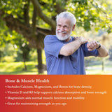 Buried Treasure Active 55 Liquid Multivitamin back label