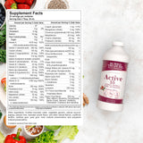 Buried Treasure Active 55 Liquid Multivitamin side view