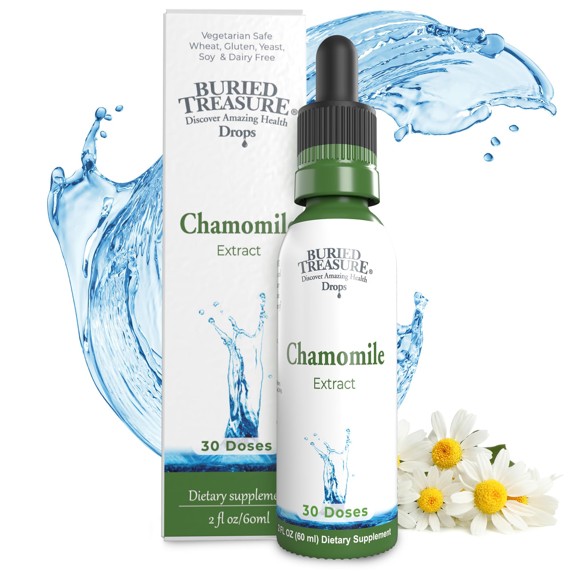 Buried Treasure Chamomile Drops 100g front view