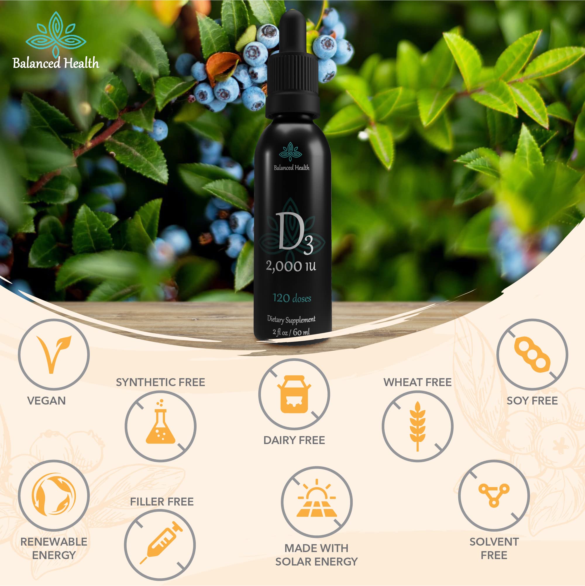Buried Treasure Liquid Vitamin D3 ingredients list