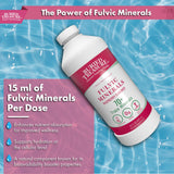 Buried Treasure Raspberry Fulvic Mineral Complex bottle with cap