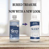 Buried Treasure Sleep Complete 16 oz bottle side view