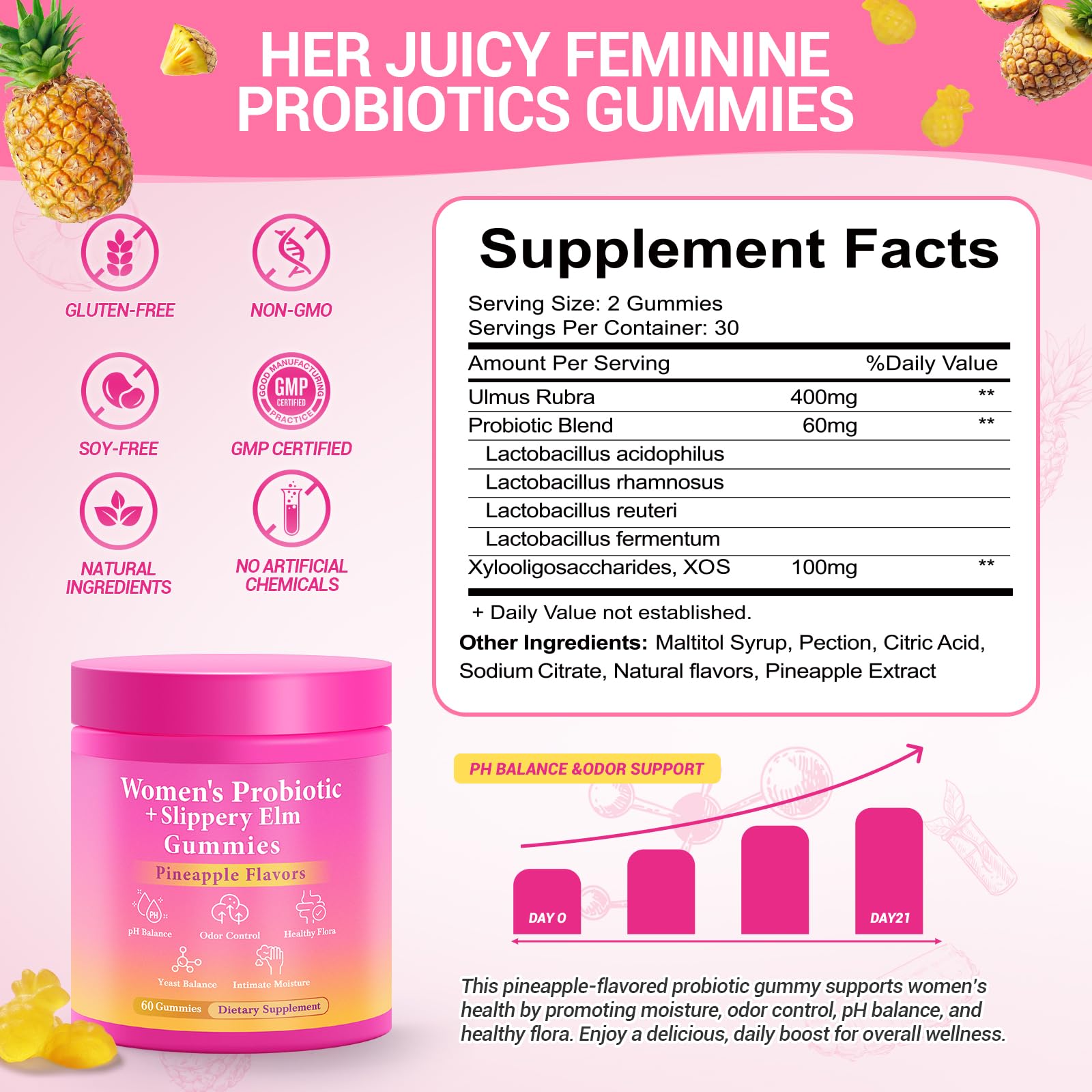 BURMINY Daily Feminine Balance Gummies packaging
