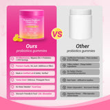BURMINY Daily Feminine Balance Gummies with fruit background