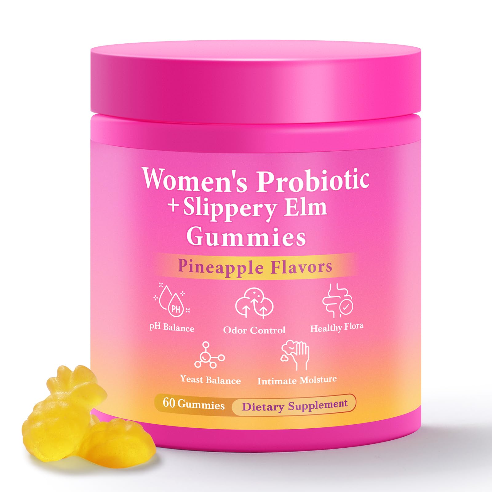 BURMINY Feminine Balance Gummies 60 Count front view