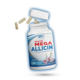 BuyNaturally Mega Allicin Garlic Supplement 180mg front view