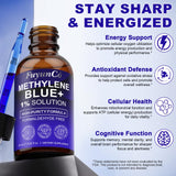 Buyourtaste Methylene Blue Liquid Drops 150g side view