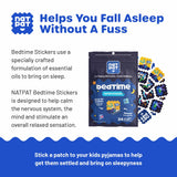 BuzzPatch Sleepy Patch Stickers displayed on a bedside table
