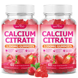 BVIVLOO Calcium Citrate Gummies 1200mg front view with packaging