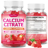 BVIVLOO Calcium Citrate Gummies front view with packaging
