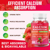 BVIVLOO Calcium Gummies 1000mg orange flavour