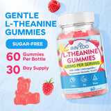 BVIVLOO L-Theanine Gummies on a wooden table