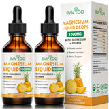 BVIVLOO Magnesium Drops 272g front view with pineapple flavour