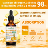 BVIVLOO Magnesium Drops 272g on a kitchen counter