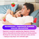 BVIVLOO Magnesium L-Threonate Gummies with a hand holding one gummy
