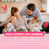 BVIVLOO NAC Gummies nutritional information on packaging