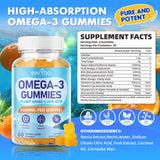 BVIVLOO Omega-3 Gummies side view showing nutritional information