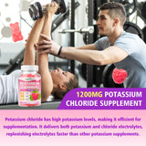 BVIVLOO Potassium Chloride Gummies displayed with fruits