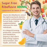 BVIVLOO Riboflavin Gummies in hand for perspective