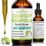 BVIVLOO Soursop Graviola Liquid Drops 2000mg front view