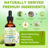 BVIVLOO Soursop Graviola Liquid Drops 2000mg packaging