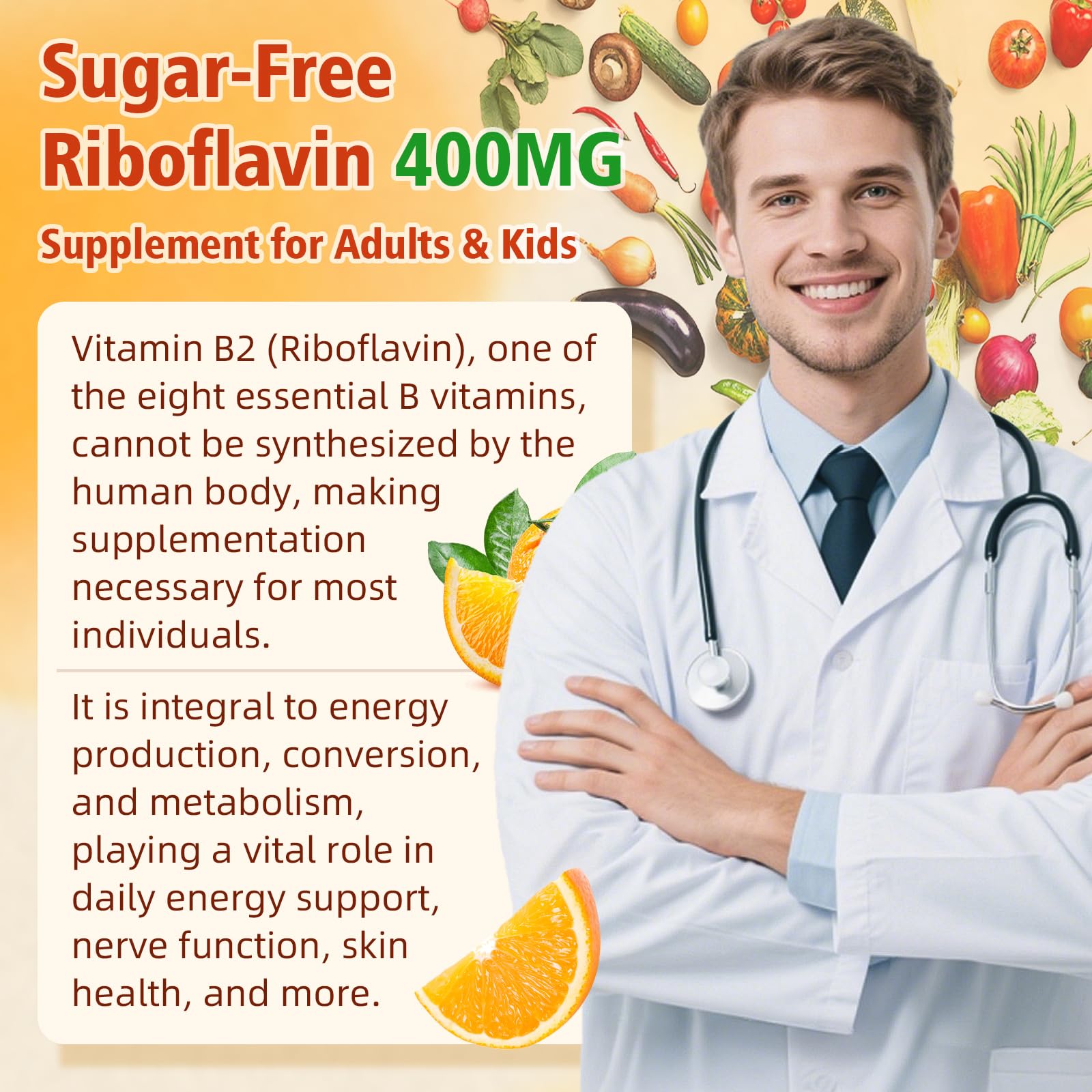 BVIVLOO Vitamin B2 Gummies nutritional information