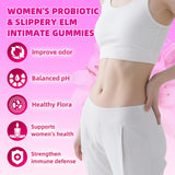 BVIVLOO Women Probiotics Slippery Elm Gummies close-up of gummies