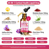Bvlaue Cortisol Supplements 2 Fl Oz liquid drop packaging