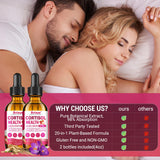 Bvlaue Cortisol Supplements liquid drop lifestyle scene