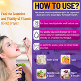 Bwasmis Vitamin D3 K2 Drops on wooden table
