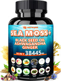 BWWQBB Ashwagandha Sea Moss Complex 120 capsules front view