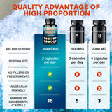 BWWQBB Ashwagandha Sea Moss Complex bottle side view