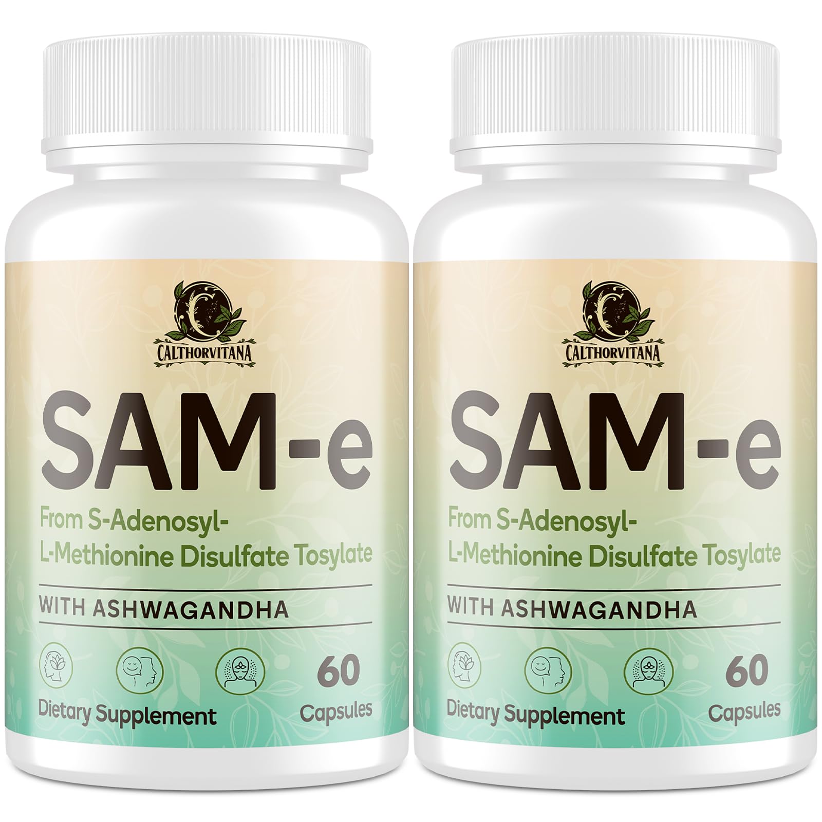 C Calthorvitana SAM-e blended vitamin and mineral supplement bottle front view