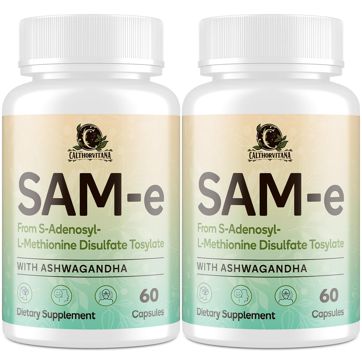 C Calthorvitana SAM-e blended vitamin and mineral supplement bottle front view
