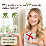 C Calthorvitana SAM-e Blended Vitamin & Mineral Supplement bottle with capsules