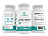 C COLLAZING Marine Collagen Capsules bottle front view