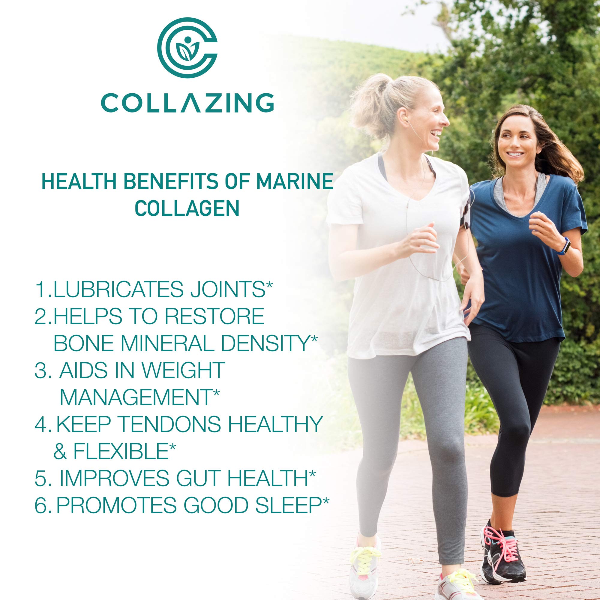 C COLLAZING Marine Collagen Capsules packaging details