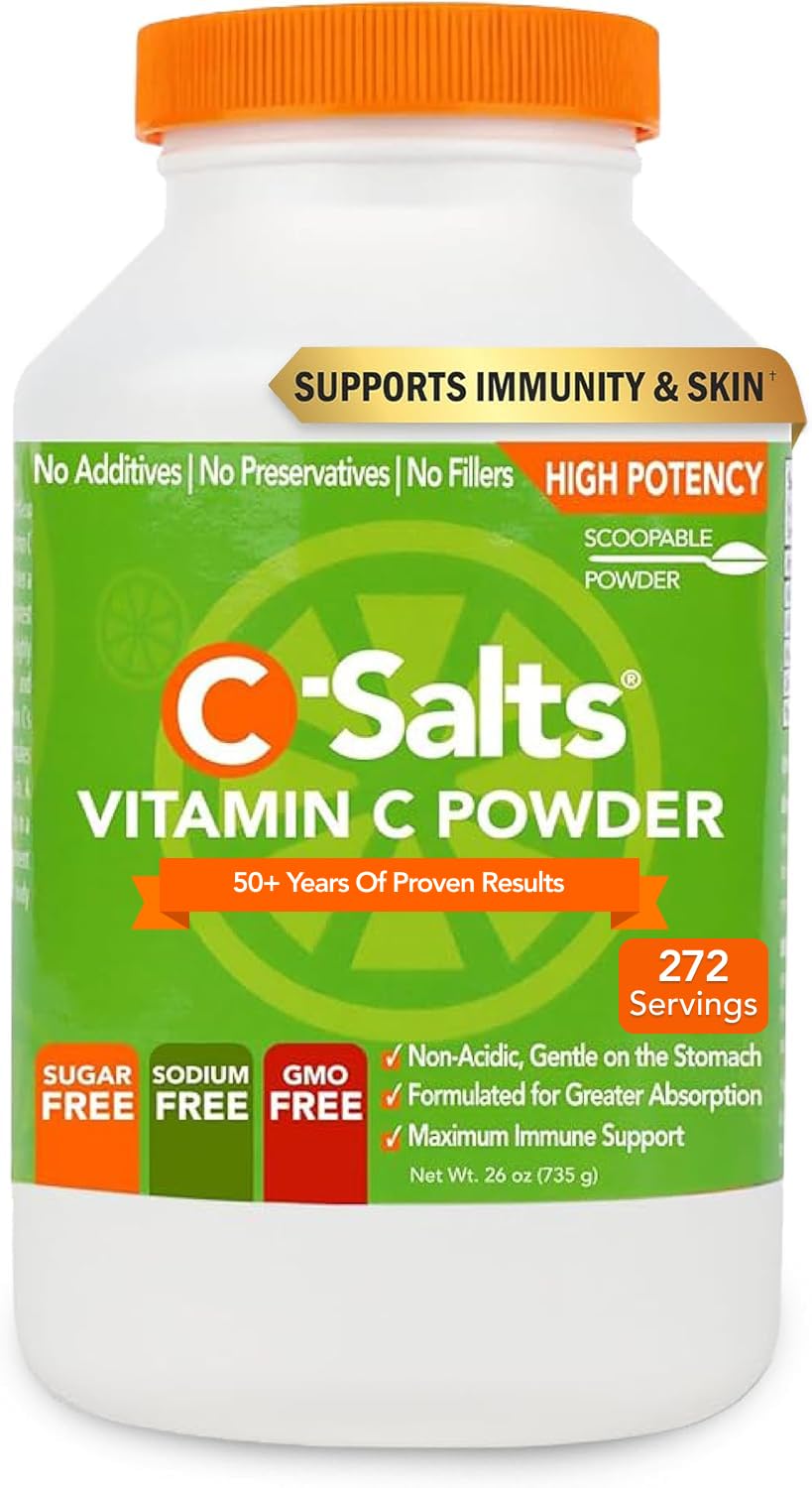 C-Salts Vitamin C Powder 4000mg 735g front view