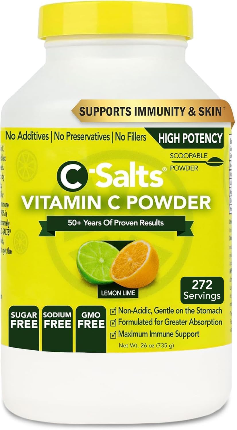 C-Salts Vitamin C Powder 735g container front view