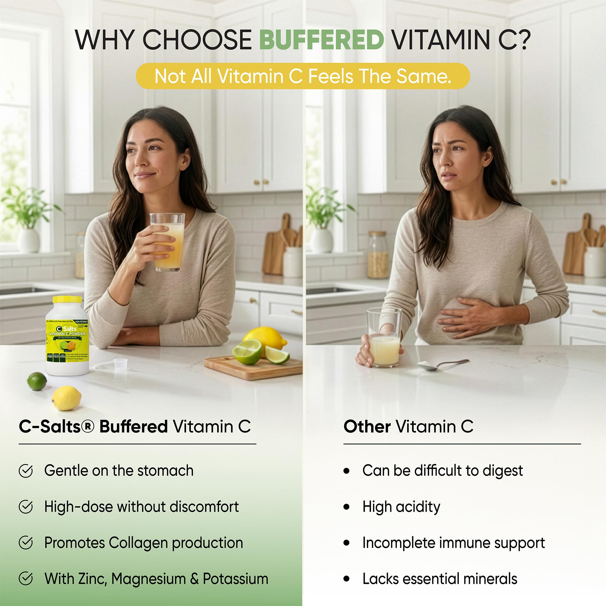 C-Salts Vitamin C Powder 735g container side view