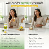 C-Salts Vitamin C Powder 735g container side view