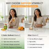 C-Salts Vitamin C Powder 735g container with scoop
