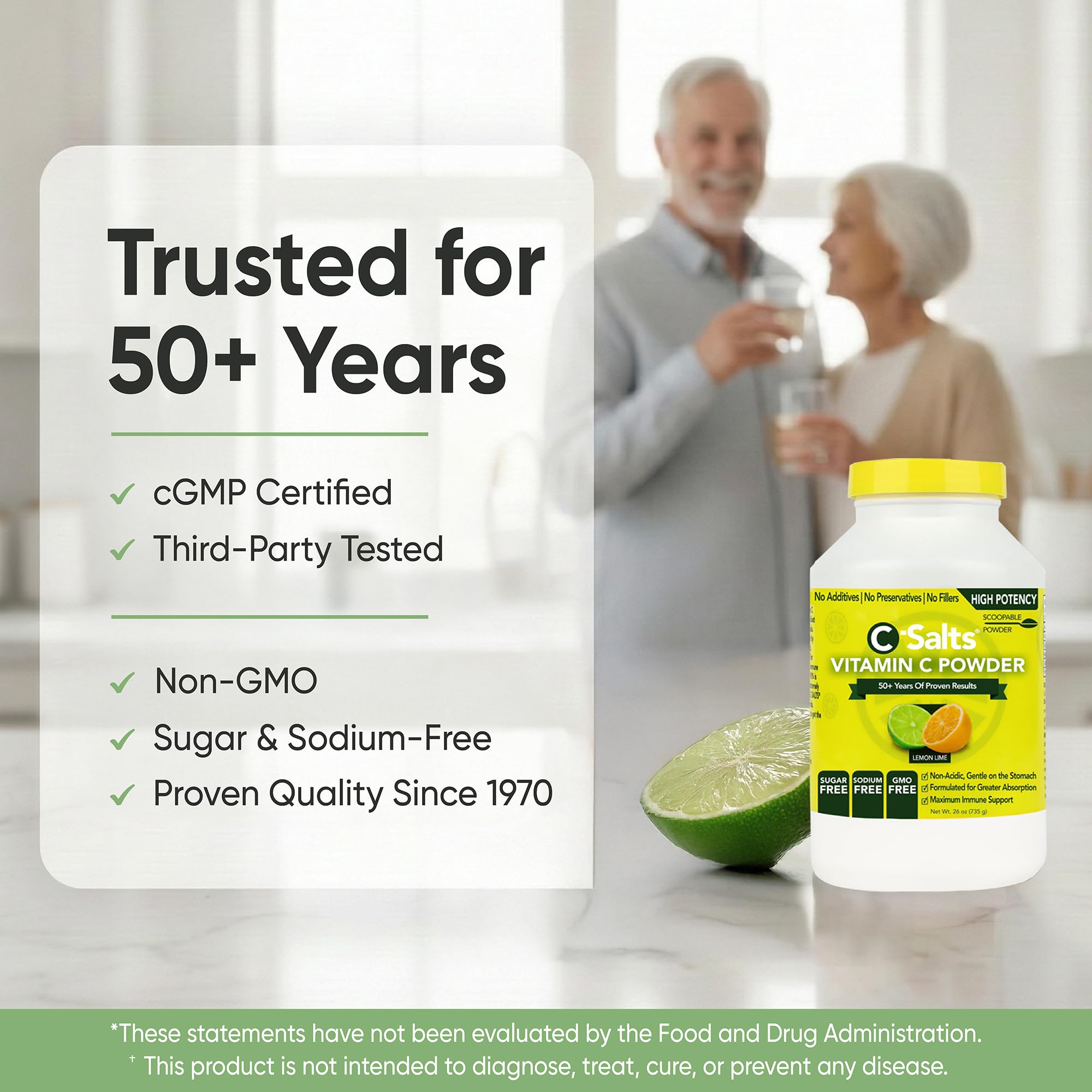 C-Salts Vitamin C Powder 735g packaging details