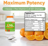 C-Salts Vitamin C Powder 735g side view